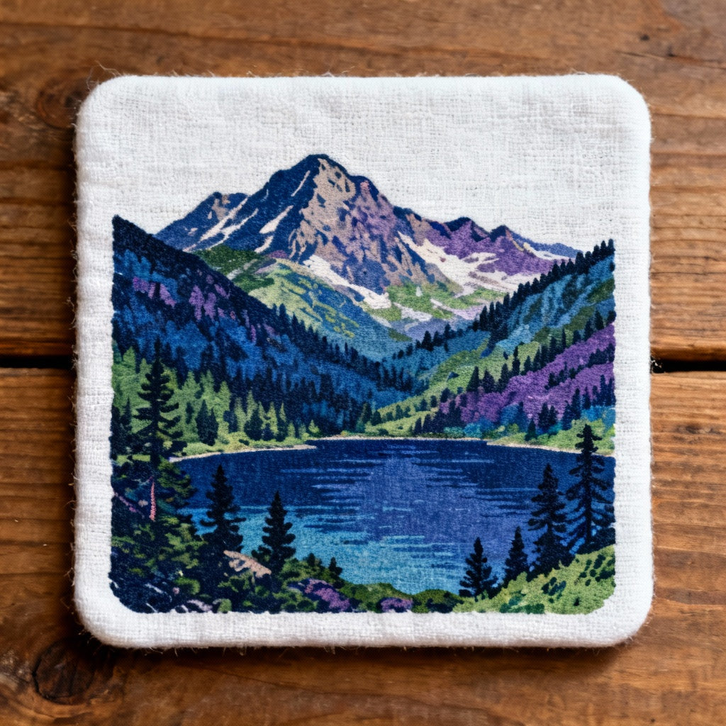 Trendy Fabric POD Coasters – Stylish Desk Decor & Protection