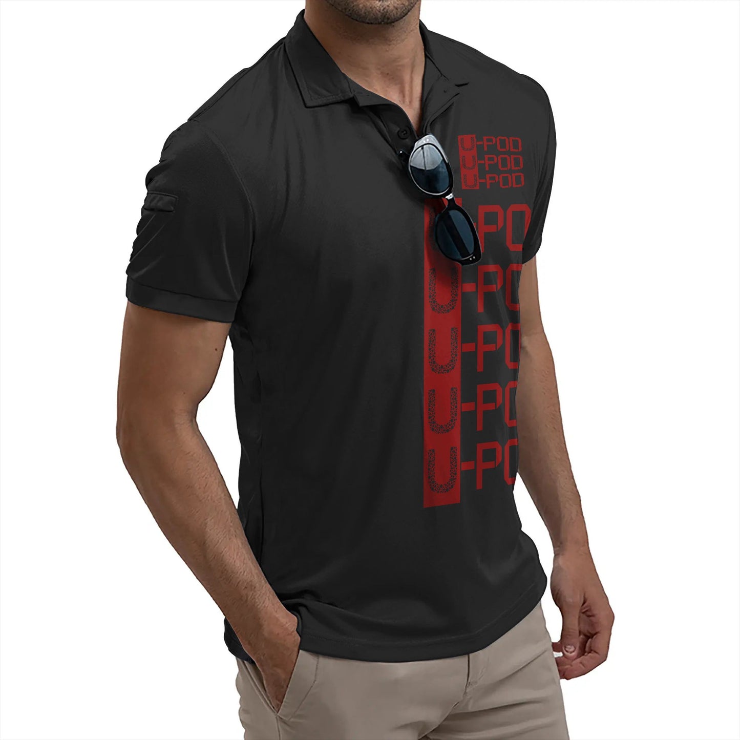 Image on Front and Back Custom Polo Bulk Customized Heavy Cotton Polo Design Your Own Personalized Polo Wit Logo Text