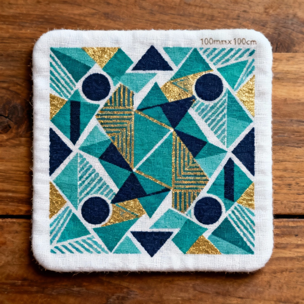 Trendy Fabric POD Coasters – Stylish Desk Decor & Protection
