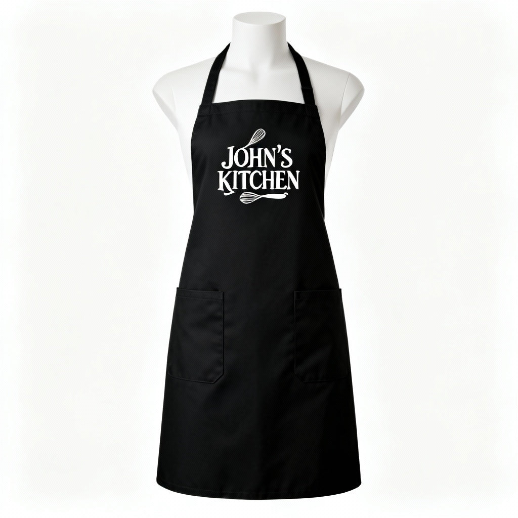 Personalized Custom Aprons For Women Men With Pockets Text Logo Picture Cooking Kitchen