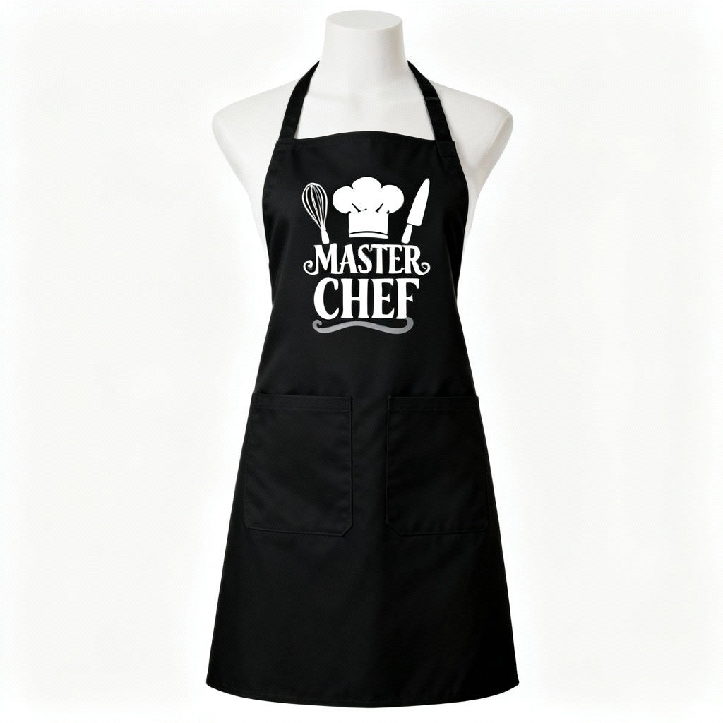 Personalized Custom Aprons For Women Men With Pockets Text Logo Picture Cooking Kitchen