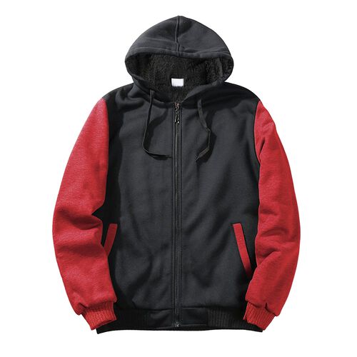 Custom Hoodies for Men Personalized Jacket Design Your Own made Sweatshirt Fleece Full Zip Winter Baseball Coat