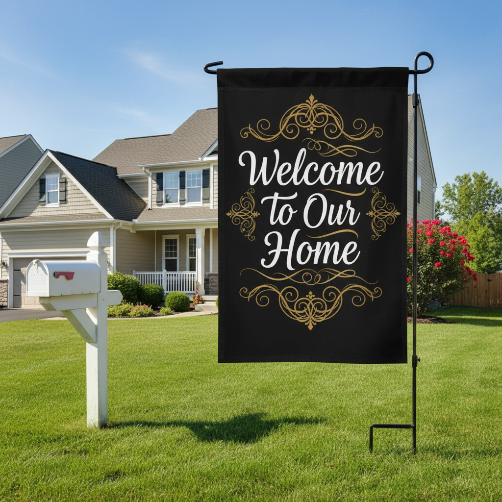 Spring Garden Flag Double Sided Welcome Banner Yard Flag Spring Summer Burlap Flower Decor Truck Seasonal Outdoor Flag Farmhouse Spring Decor