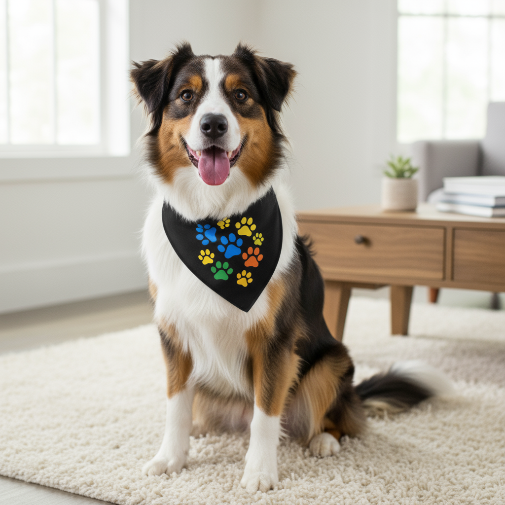 Custom Dog Bandana Bulk Personalized Dog Bandana Your Own Logo Text Custom Pet Scar