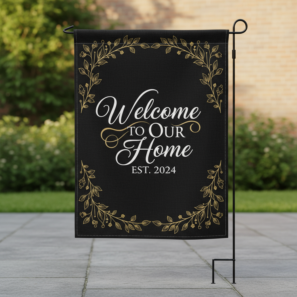 Spring Garden Flag Double Sided Welcome Banner Yard Flag Spring Summer Burlap Flower Decor Truck Seasonal Outdoor Flag Farmhouse Spring Decor