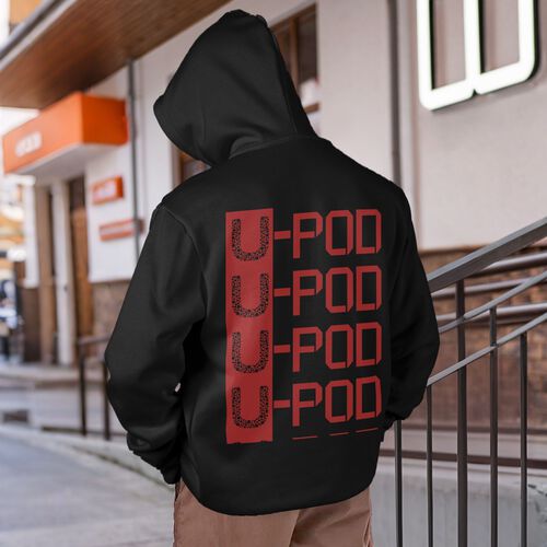 IMAGE ON FRONT Custom Unisex Hoodies With Your Own Design Text Picture, Personalized Sweater For Men/Women On Front