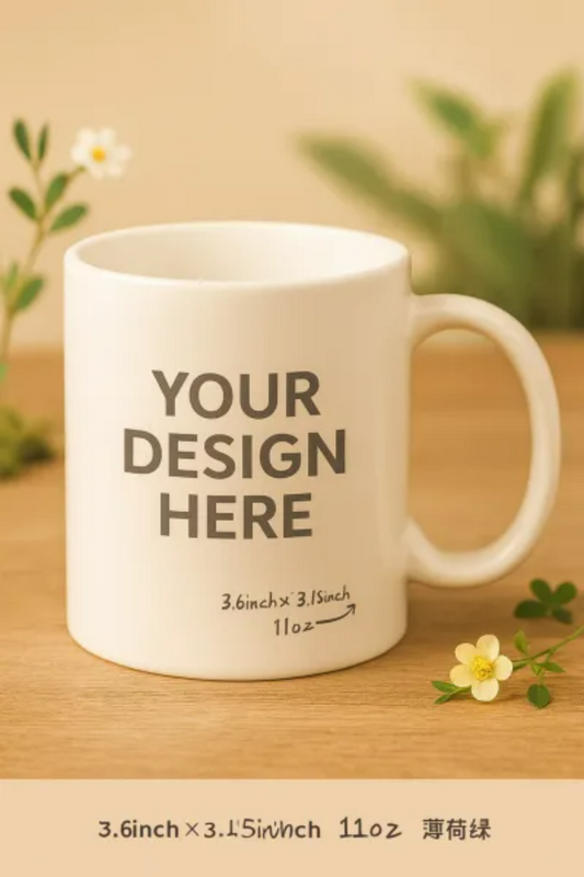 Personalized Coffee Mug | Custom Photo Text and Logo Ceramic Mug | Customized 11 Oz