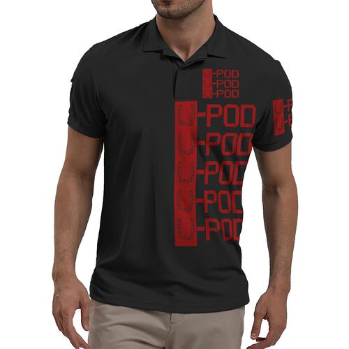 Image on Front and Back Custom Polo Bulk Customized Heavy Cotton Polo Design Your Own Personalized Polo Wit Logo Text