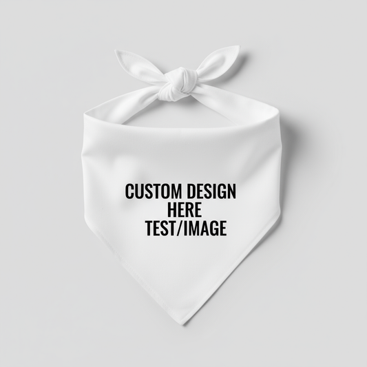 Custom Dog Bandana Bulk Personalized Dog Bandana Your Own Logo Text Custom Pet Scar