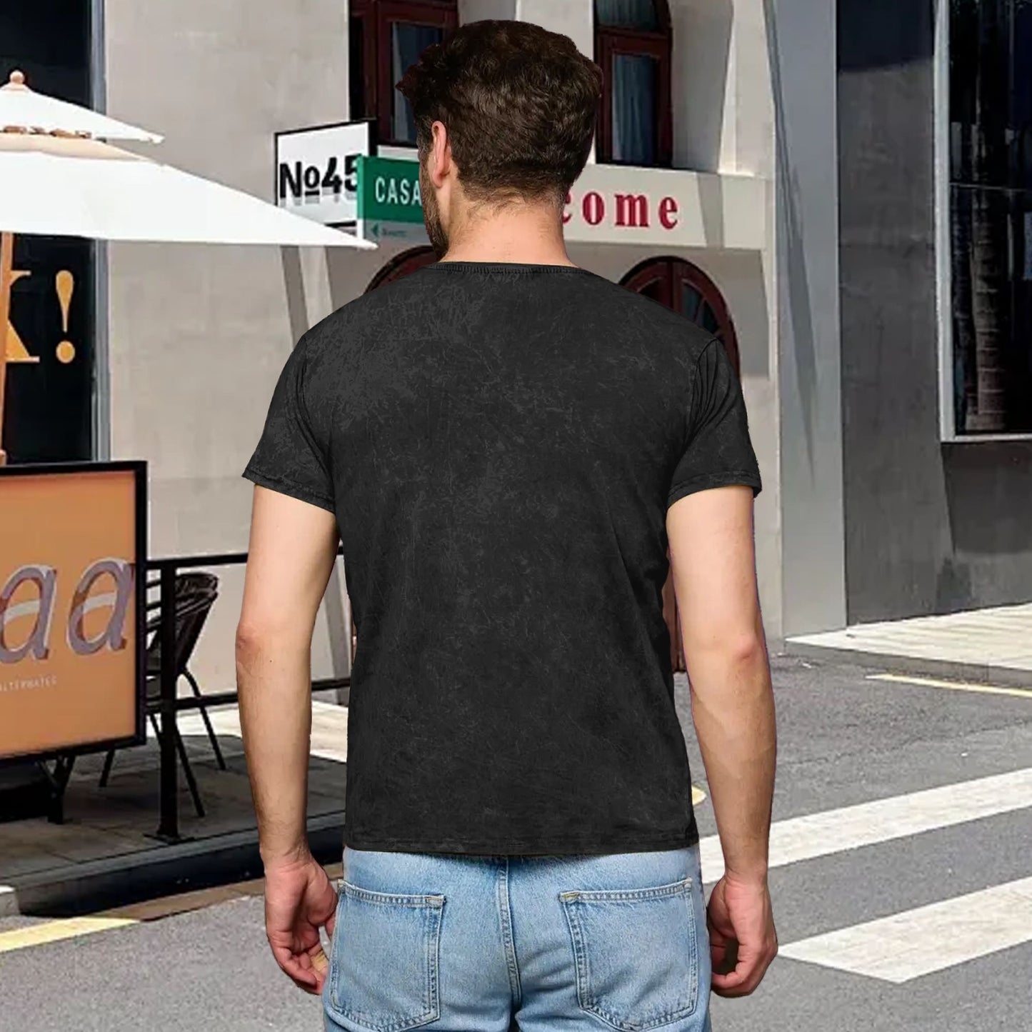 Image on Front Personalized Image/Text for Your Company/Wedding/Greetings with Digital Printing | Unisex Adult | Custom T-Shirt