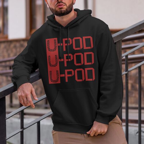 IMAGE ON FRONT Custom Unisex Hoodies With Your Own Design Text Picture, Personalized Sweater For Men/Women On Front