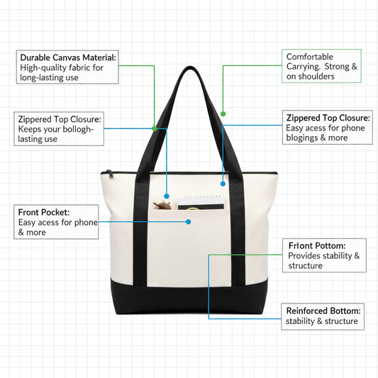 Custom Tote Bags for Women with Team Logo Text Picture,Personalized Tote Bag Gifts for Friend Mom Teacher Sister